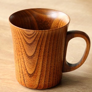 マグカップ 280ml 木製 漆 ティーカップ 天然木 食器 （ コップ マグ カップ コーヒーカップ 木 漆塗り 木目 木製食器 漆塗 塗り おしゃ