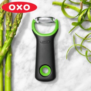 OXO オクソー アスパラピーラー ミニ （ 皮むき器 皮剥き器 Y字ピーラー 食洗機対応 アスラパ アスパラガス ステンレス刃 皮むき 皮剥き 