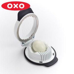 OXO ゆで卵カッター シンプルエッグスライサー （ オクソー ゆで卵スライサー エッグカッター 食洗機対応 玉子切り器 玉子スライサー ゆ