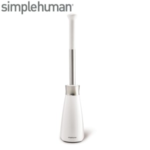 トイレブラシ 正規品 シンプルヒューマン Simplehuman （ トイレ掃除 トイレブラシセット スタンド ケース付き ステンレス 水垂れ トイレ