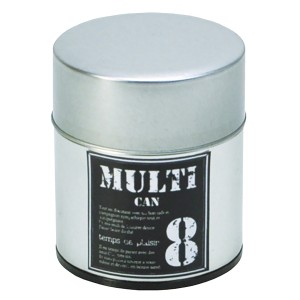 茶筒 130ml MULTI CAN 小 （ ブリキ 日本製 保存容器 ブリキ缶 お茶 お茶容器 茶葉容器 保存缶 茶缶 キャニスター 保存 容器 お茶っぱ入
