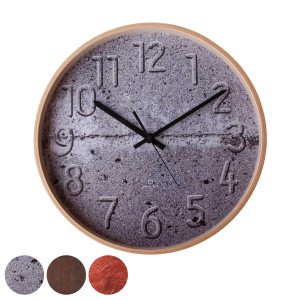 掛時計 マテリアルクロック 木製 北欧 （ 時計 壁掛け 壁掛け時計 かけ時計 とけい アナログ ウォールクロック クロック 日本製 ヤマト工
