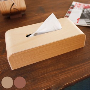 ティッシュケース COLOR BOX slim 木製 （ おしゃれ シンプル ナチュラル ティッシュボックス ティッシュカバー 卓上 置き型 ヤマト工芸 
