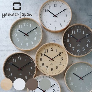 掛け時計 fullmoon スタンダード ヤマト工芸 （ 時計 壁掛け時計 掛時計 壁掛け かけ時計 とけい クロック 木製 北欧 アナログ インテリ