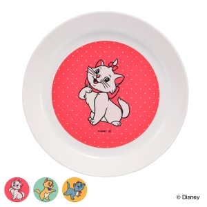 プレート 16cm おしゃれキャット マリー 皿 食器 プラスチック 日本製 キャラクター （ 中皿 丸 取り皿 割れにくい ディズニー マリーち