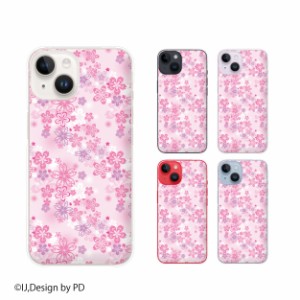 iPhone 14 / Plus / Pro / Pro Max / 13 / 12  / SE / 11 / XR / XS / XS / X / 8 スマホ ケース カバー アイフォンケース 花柄6 桜 ピン