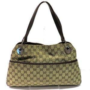 グッチ GUCCI GGキャンバス 121023 バッグ トートバッグ ショルダーバッグ レディース【中古】