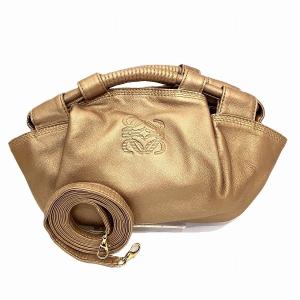 ロエベ LOEWE ヒールポーチミニ ミニショルダーバッグ キャメル 