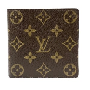 ルイヴィトン Louis Vuitton モノグラム ポルトフォイユ マルコ M61675 2つ折り財布 ユニセックス【中古】