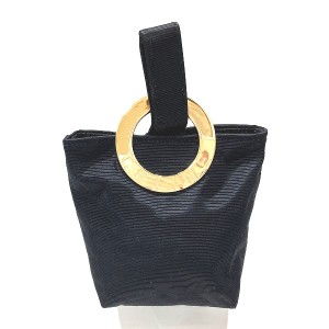 セリーヌ CELINE サークル金具 ナイロン ミニ バッグ ハンドバッグ レディース【中古】