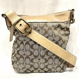 コーチ COACH シグネチャー 10403 バッグ ショルダーバッグ レディース【中古】