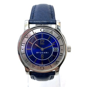 ブルガリ BVLGARI ソロテンポ ST35S クォーツ 時計 腕時計 メンズ【中古】