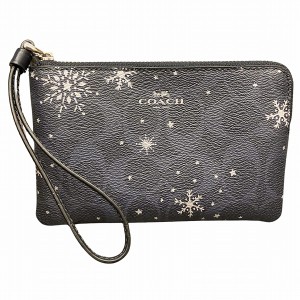 コーチ COACH シグネチャー C1862 スノー ブランド小物 ポーチ レディース バッグ【中古】