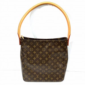 ルイヴィトン Louis Vuitton モノグラム ルーピングMM M51146 バッグ ショルダーバッグ レディース【中古】