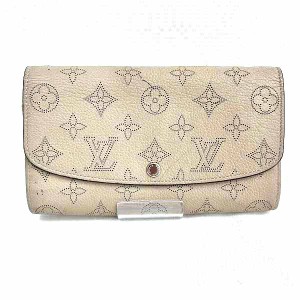 ルイヴィトン Louis Vuitton モノグラム・マヒナ ポルトフォイユ・イリス M60144 長財布 レディース【中古】