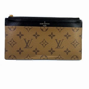 ルイヴィトン Louis Vuitton モノグラムリバース スリムパース M80390 長財布 コインケース ユニセックス【中古】