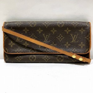 ルイヴィトン Louis Vuitton モノグラム ポシェットツインGM M51852 バッグ ショルダーバッグ レディース【中古】