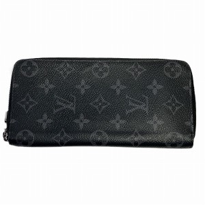 ルイヴィトン Louis Vuitton モノグラムエクリプス ジッピーウォレット ヴェルティカル M62295 長財布 メンズ【中古】