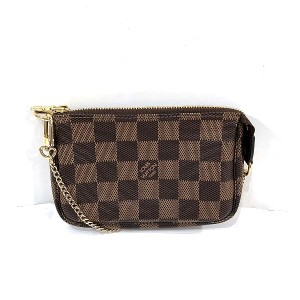 ルイヴィトン Louis Vuitton ダミエ ミニ ポシェット アクセソワール N58009 バッグ ポーチ レディース【中古】