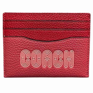 コーチ COACH 72579 レザー ロゴ カードケース ブランド小物 名刺入れ レディース【中古】