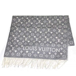 ルイヴィトン Louis Vuitton エシャルプ・ゲーム.オン M77641 ブランド小物 マフラー ユニセックス【中古】