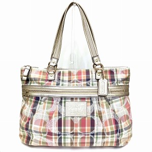 コーチ COACH ポピーライン トートバッグ F21956 バッグ ハンドバッグ ショルダーバッグ レディース【中古】