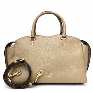 コーチ COACH ドリューサッチェルウィズスネークスキン 67710 2WAY バッグ ショルダーバッグ ハンドバッグ レディース【中古】