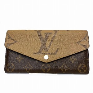 ルイヴィトン Louis Vuitton モノグラムジャイアント ポルトフォイユ・サラ M80726 長財布 2つ折り財布 レディース【中古】