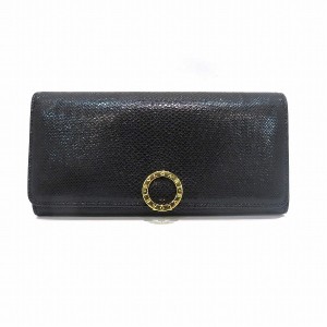 ブルガリ ブルガリブルガリ  BVLGARI カルングスキン ロングウォレット 長財布 ユニセックス【中古】