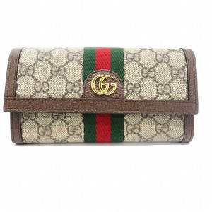 グッチ GUCCI シェリーライン オフィディア GG コンチネンタルウォレット 735430 長財布 ユニセックス【中古】