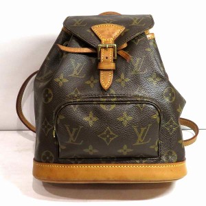 ルイヴィトン Louis Vuitton モノグラム ミニモンスリ M51137 バッグ リュック レディース【中古】