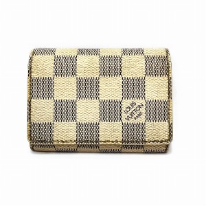 ルイヴィトン Louis Vuitton ダミエ アズール アンヴェロップカルトドゥヴィジット N61746 ブランド小物 名刺入れ レディース【中古】