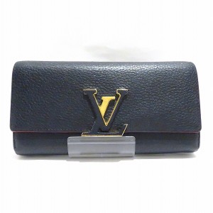 未使用品！LV【ルイ ヴィトン】M61249 カプシーヌ トリヨンレザー 長財布