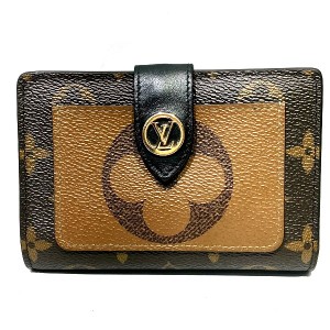 ルイヴィトン Louis Vuitton モノグラム・ジャイアント リバース ポルトフォイユ・ジュリエット M69432 2つ折り財布 レディース【中古】