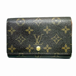 ルイヴィトン Louis Vuitton モノグラム ポルトモネビエ トレゾール M61730 2つ折り財布 ユニセックス【中古】