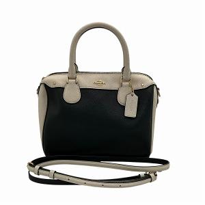 コーチ ハンドバッグ美品 - F57521 黒（コーチ COACH ミニサッチェル  