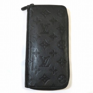 ルイヴィトン Louis Vuitton モノグラム シャドウ ジッピー ウォレット ヴェルティカル M62902 長財布 メンズ【中古】