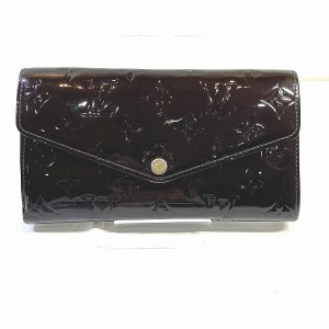 ルイヴィトン Louis Vuitton ヴェルニ ポルトフォイユ・サラ M62406 2つ折り財布 レディース【中古】