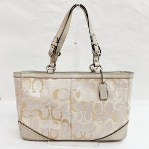 コーチ COACH シグネチャー 10146 バッグ トートバッグ ハンドバッグ レディース【中古】