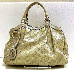 グッチ GUCCI グッチシマ スーキー 211944 バッグ ハンドバッグ トートバッグ レディース【中古】