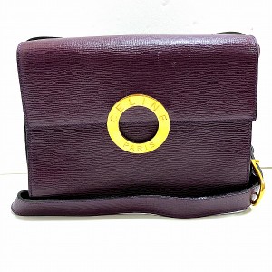 セリーヌ CELINE M12 ヴィンテージ サークルロゴ バッグ ショルダーバッグ レディース【中古】