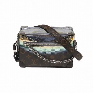 ルイヴィトン Louis Vuitton モノグラムメタリック・ネビュラ ミニ・ソフトトランク M23145 バッグ ショルダーバッグ メンズ【中古】