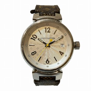 ルイヴィトン Louis Vuitton タンブール ホログラム Q1313 クォーツ 時計 腕時計 ボーイズ【中古】