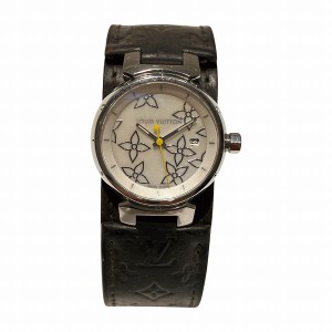 ルイヴィトン Louis Vuitton タンブール Q121C クォーツ 時計 腕時計 レディース【中古】