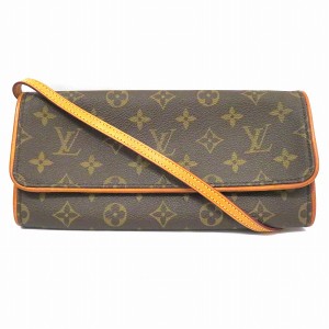 ルイヴィトン Louis Vuitton モノグラム ポシェットツインGM M51852 バッグ ショルダーバッグ クラッチバッグ レディース【中古】