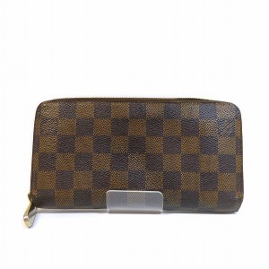 ルイヴィトン Louis Vuitton ダミエ ジッピーウォレット N60015 長財布 レディース【中古】