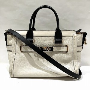 コーチ COACH スワッガー キャリーオール2WAY 34417 バッグ ハンドバッグ ショルダーバッグ レディース【中古】