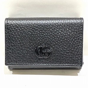 グッチ GUCCI ダブルG ウォレット 735212 17WEF 1000 3つ折り財布 レディース 未使用品【中古】