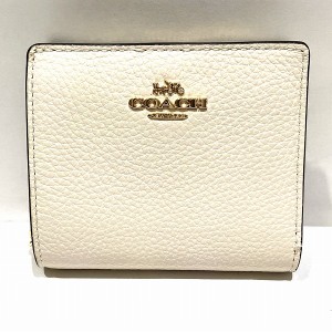 コーチ COACH スナップウォレット C2862 財布 2つ折り財布 レディース【中古】