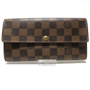 ルイヴィトン Louis Vuitton ダミエ ポルトフォイユ サラ N61734 長財布 2つ折り財布 ユニセックス【中古】